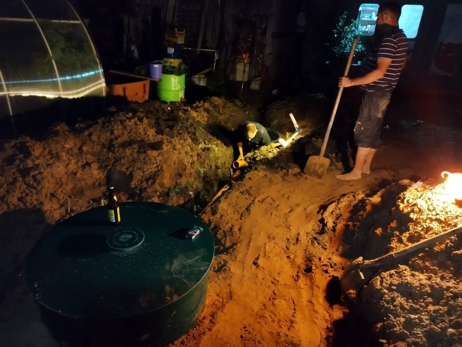 Дно: монтаж СБО Евролос 3 и канализации под ключ — фото 6