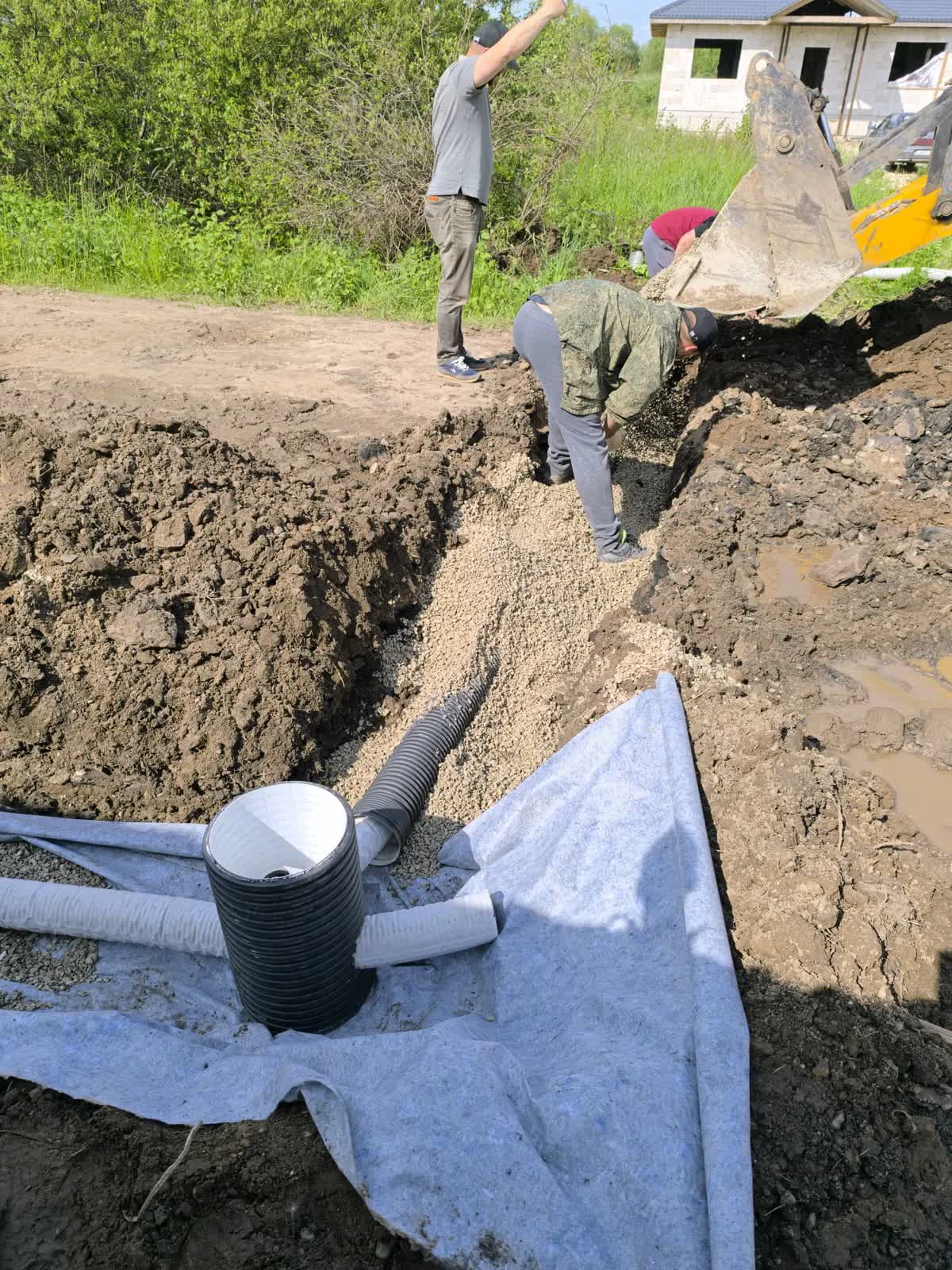 Наволок: формирование слоя заезда и планировка — фото 2