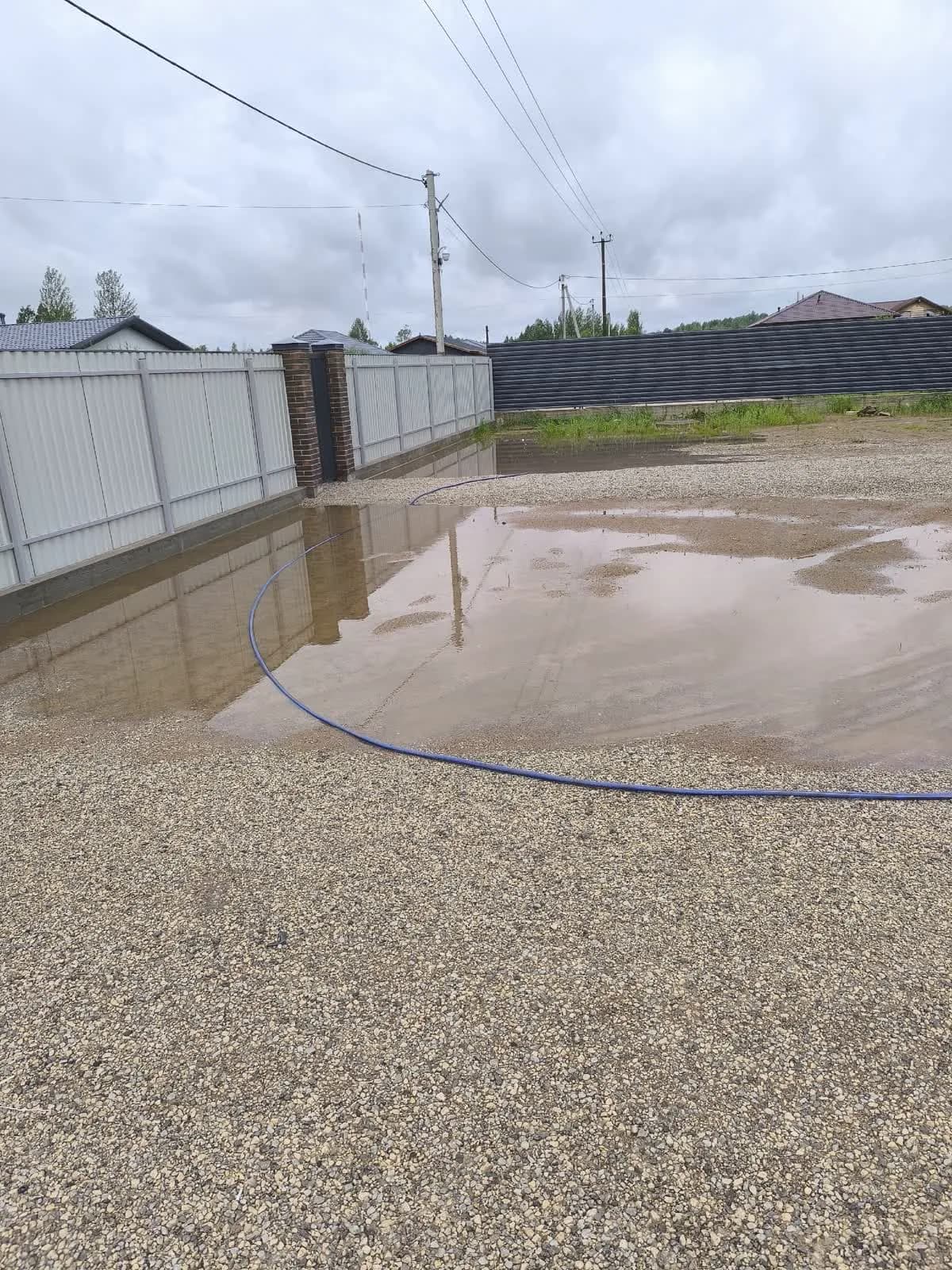 Наволок: общий вид выполненных работ по заезду и дренажу — фото 4