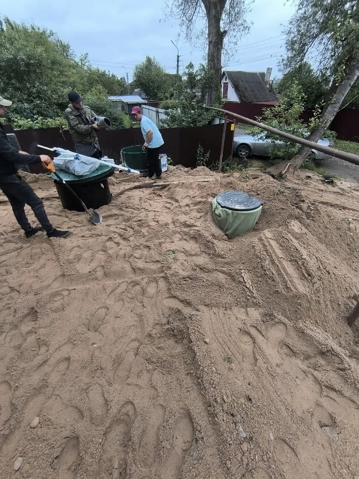 Псков, ул. Советской Армии: засыпка и формирование контура — фото 4