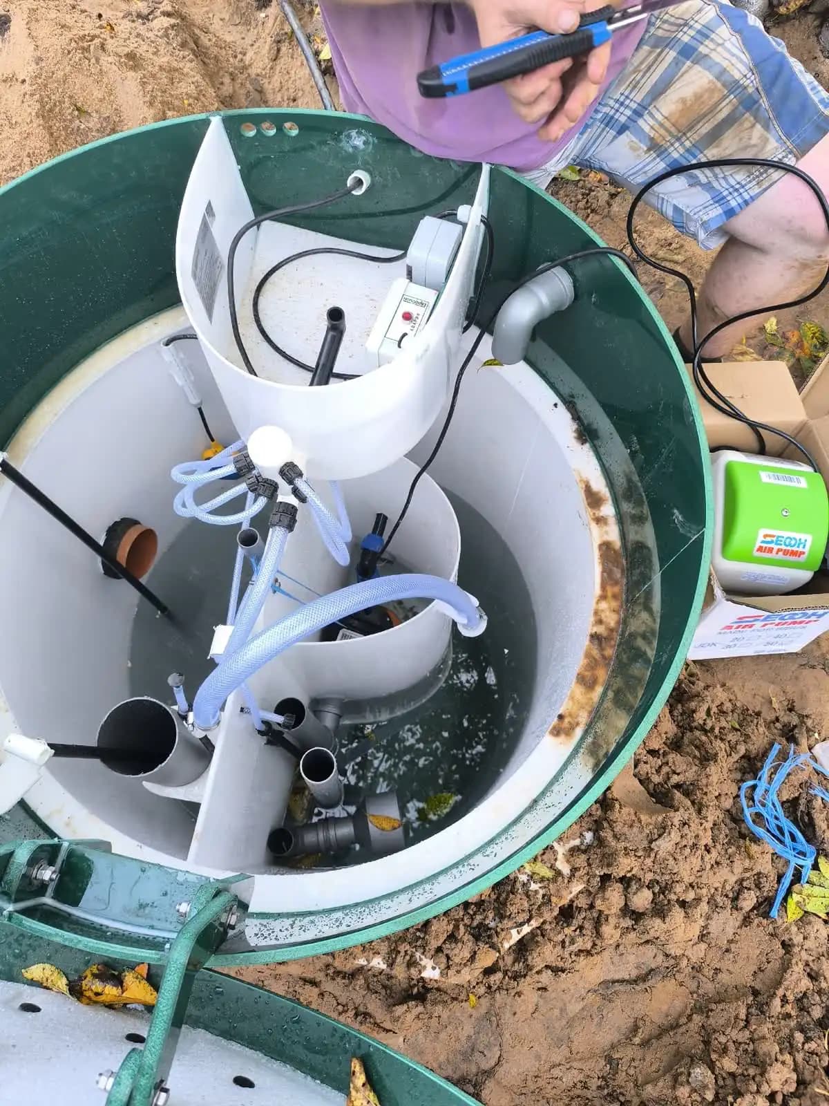 Псков, ул. Советской Армии: внутренний узел станции биологической очистки — фото 5