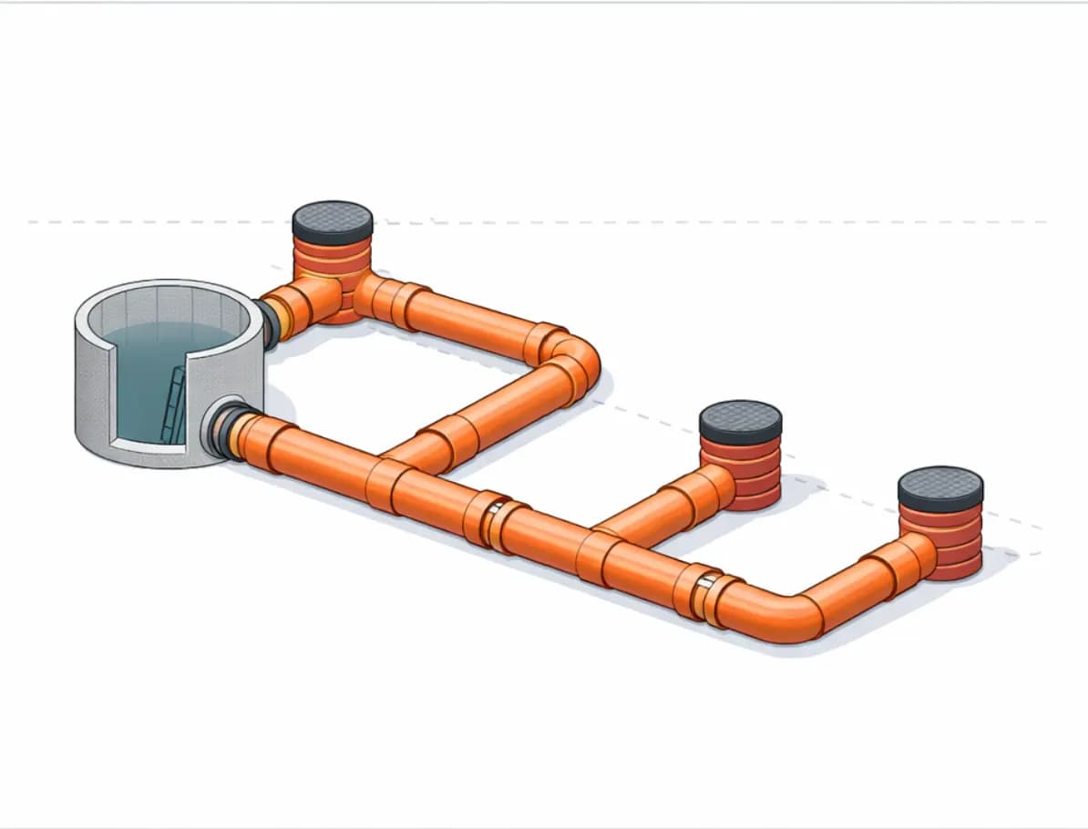 Хозяйственно-бытовая канализация на объекте