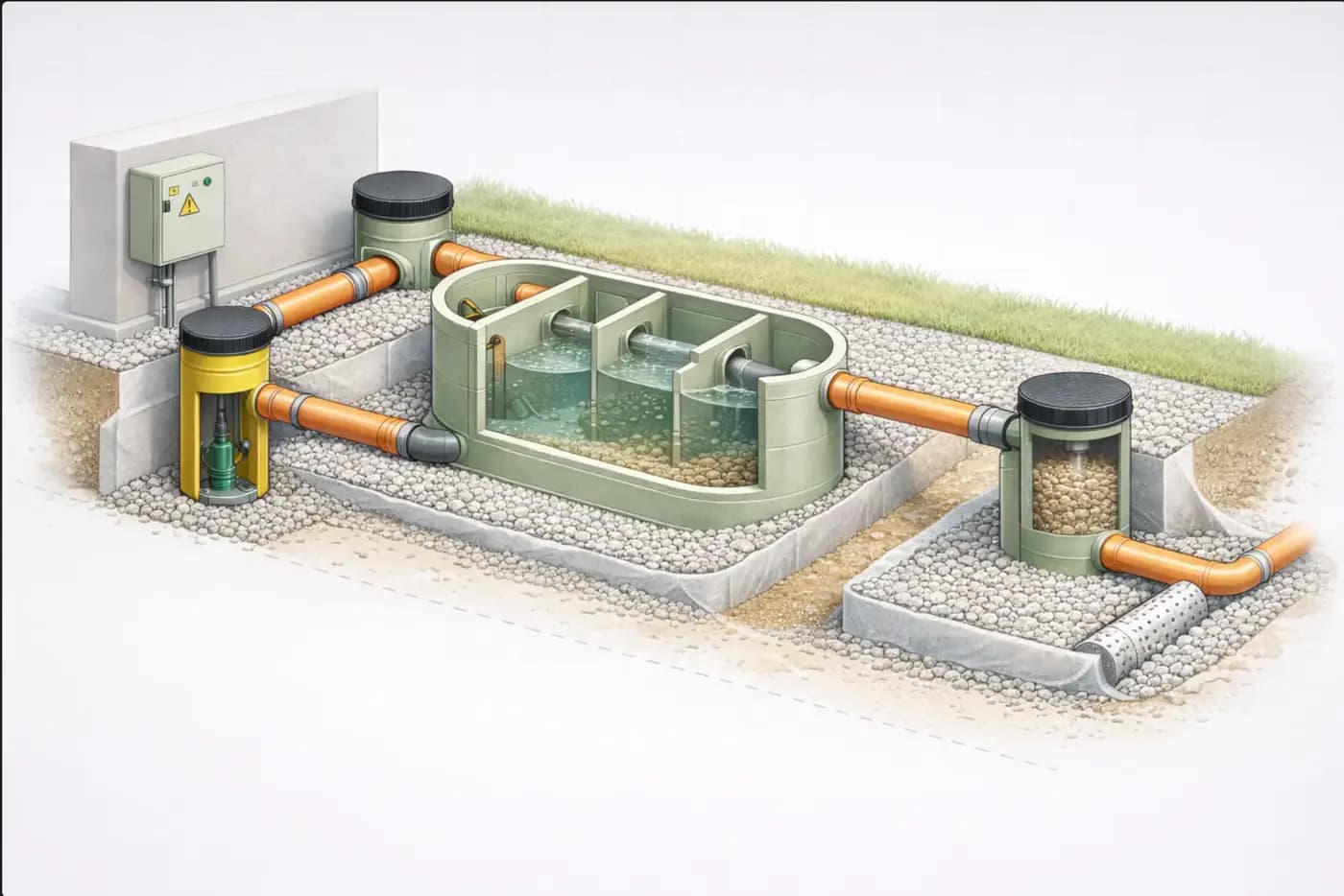 Локальные очистные сооружения на объекте